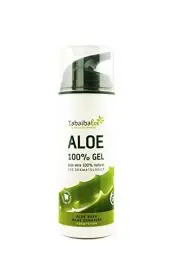 Produktbild: TABAIBA, Aloe Vera Gel 100 Pur für Gesicht Haare und Körper Natürliche beruhigende und pflegende Feuchtigkeitscreme Ideal für trockene strapazierte Haut Sonnenbrand Tabaibaloe, 150 milliliter