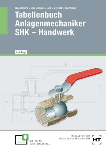 Produktbild: Tabellenbuch Anlagenmechaniker SHK - Handwerk