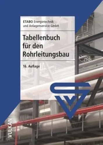 Produktbild: Tabellenbuch für den Rohrleitungsbau