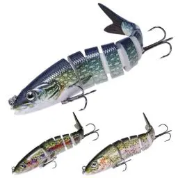 Produktbild: TABKSOLA Kunstköder für Barsch,Köder für Zander, Hecht und Forellen,Wobbler und Swimbait,Raubfischköder-Set,Angeln Geschenk für Männer