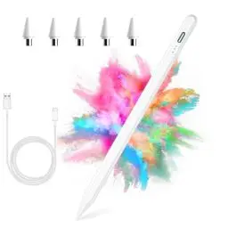 Produktbild: Tablet Stift Android Stylus Pen für Samsung/Huawei/Lenovo/Mi/Vivo, Universal Stift mit Hoher Präzision und Neigungs Empfindlichkeit(Weiß)