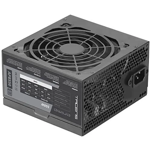 Produktbild: Tacens Anima APB550, Netzteil PC ATX 550W, 80Plus Bronze, 85% Effizienz, SMD und DC-DC-Technologien, Ultraleiser 12cm Lüfter, Schwarz