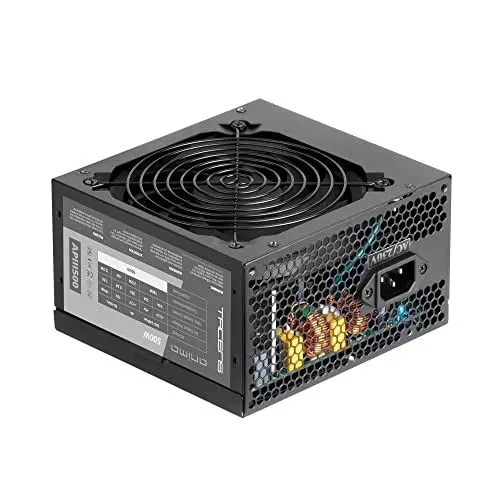 Produktbild: Tacens Anima APIII500, Netzteil PC ATX 500W, SMD Technologie 85% Bronze 12V, Ultra-leiser 12cm Lüfter, Schwarz