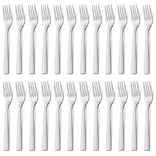 Produktbild: Tafelgabeln 24 Stück, Hunnycook Edelstahl Gabel Set, Besteck Gabeln Geeignet für Hause Restaurant Im Freien, Spülmaschinenfest
