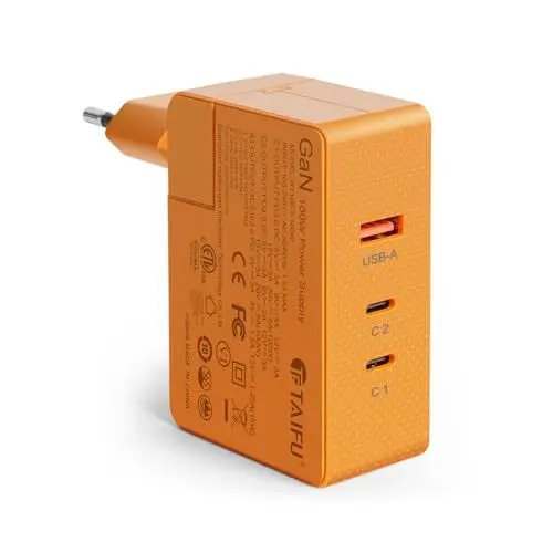 Produktbild: TAIFU USB C Netzteil für Apple-Watch 10 9 8 SE Ultra 2 Acer HP Dell MSI Surface Pro Laptop Charger C Port Adapter Charger für M3 M2 MacBook Pro Air Asus LG Gram Razer Samsung Chromebook 100W Ladegerät