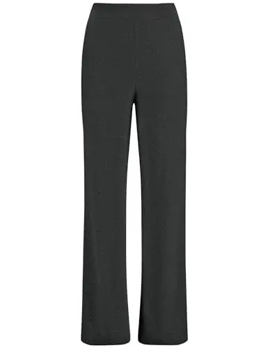 Produktbild: Taifun Damen Schlupfhose mit elastischem Komfort unifarben reguläre Länge Schwarz 36
