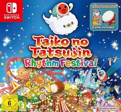 Produktbild: TAIKO NO TATSUJIN: RHYTHM FESTIVAL - (Nintendo Switch) - (exklusiv bei Amazon.de)