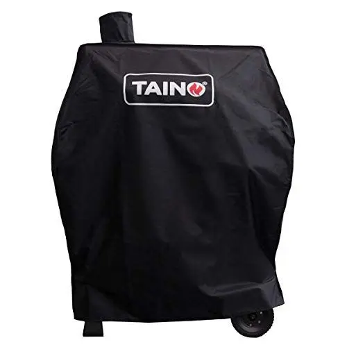 Produktbild: TAINO Hero XL BBQ Smoker GRILLWAGEN Holzkohle Grill Grillkamin Standgrill Räucherofen Zubehör Gusseisen (Abdeckung)