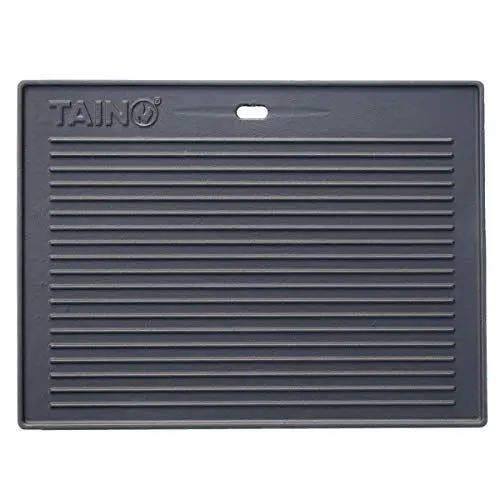 Produktbild: TAINO Grillplatte für PRO/RED Serie Wendeplatte Gusseisen Pizzaplatte Gasgrill-Zubehör Universal 5kg