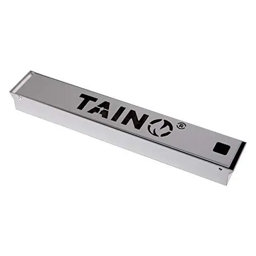 Produktbild: TAINO Räucherbox aus Edelstahl Smokerbox für Gasgrill, Holzkohlegrill und Elektrogrill Universal