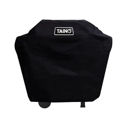 Produktbild: TAINO WABAYA 3+0 Grillabdeckung wetterfest Abdeckhaube Gasgrill Regenschutz Sonnenschutz Schwarz