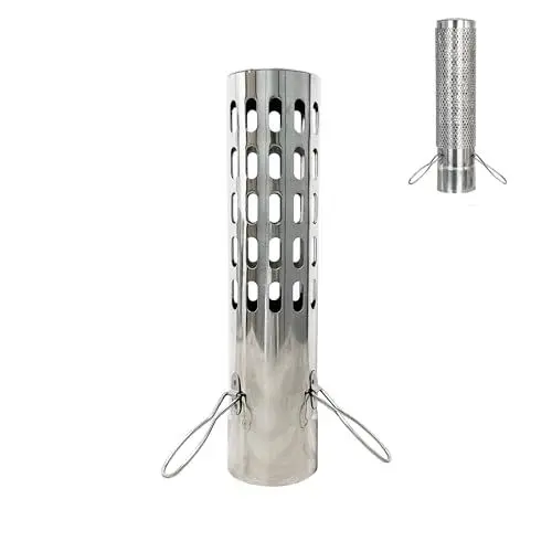Produktbild: TAISOCA Ofenrohre aus Edelstahl, Durchmesser von 6cm (Zeltrohr-Funkenfänger)