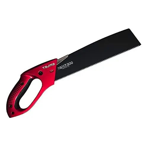 Produktbild: Tajima Japansäge Magnum 300 (Sägeblatt 300 mm, Holzsäge mit 2-Komponenten Griff, Fluoro-Coat-Beschichtung, Säge mit Alu Druckguss-Gehäuse) MG300FB