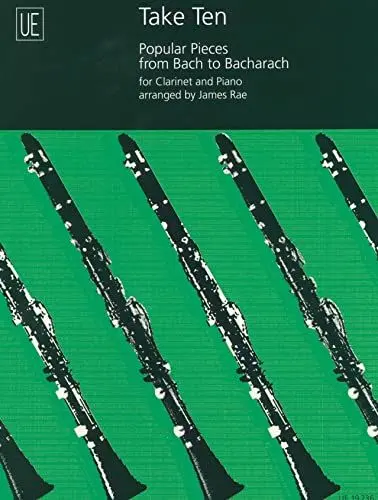 Produktbild: Take Ten: 10 beliebte Stücke von Bach bis Bacharach. Klarinette und Klavier. Partitur.. Schwierigkeitsgrad: 2-3