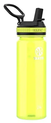 Produktbild: Takeya Tritan Sport-Wasserflasche mit Strohhalm-Deckel, 680 ml, Wild Lime