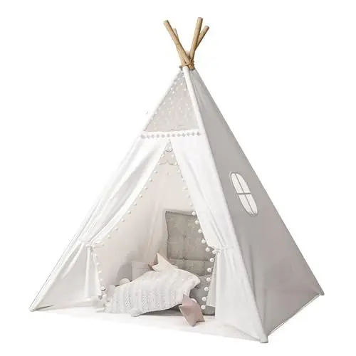 Produktbild: Takezuaa Tipi Zelt für Kinder,Drinnen Tipi Spielzelt für Kinder,Polyester Kinderzelt,Waschbar Kinderzelt für Drinnen,Spielzelt für Mädchen & Jungen Spielzeug,Kinderzimmer Dekor