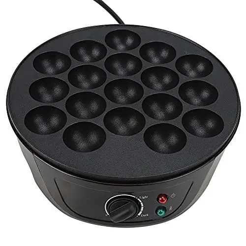 Produktbild: Takoyaki Maker, 18 Gitter Haushalts Takoyaki Maschine Octopus Ball Mini elektrische Takoyaki Backform Puffs Pfanne DIY Fast Breakfast Maschine für die Herstellung Japanischer Bällchen(EU)