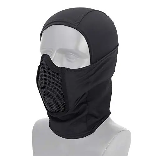 Produktbild: Taktische Ausrüstung Atmungsaktive Sturmhaube Netzmaske Vollgesichtsmaske Airsoft CS Jagd Radfahren Kapuze Nackenwärmer