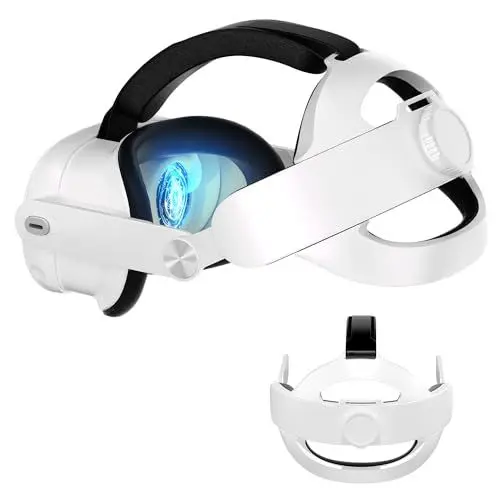 Produktbild: Takyu Meta Quest 3 Elite Strap, Quest 3 Strap für Meta Quest 3 Zubehör, Komfort VR Headset Oculus Quest 3 Headstrap Ersatz für Verbesserten Halt und Leichtes für Längeres Eintauchen