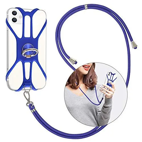 Produktbild: takyu Handy Lanyard, Schlüsselband Handykette Zum Umhängen (Blau)