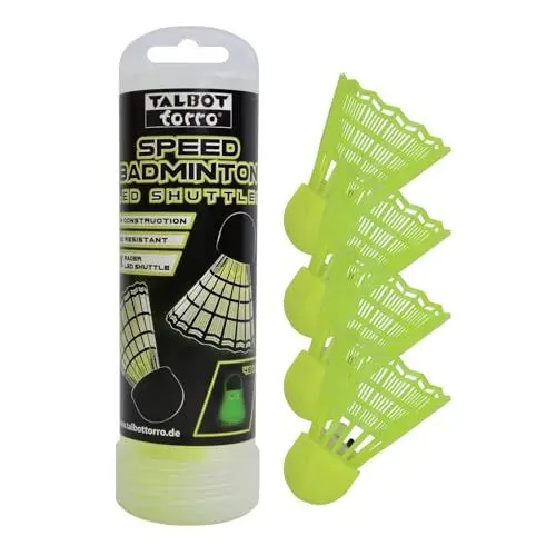 Produktbild: Talbot Torro Speedbadminton LED Shuttles, 4er Dose