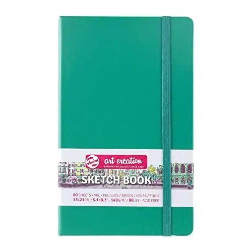 Produktbild: Talens Art Creation Skizzenbuch, 80 Blatt, 13 x 21 cm, Waldgrün