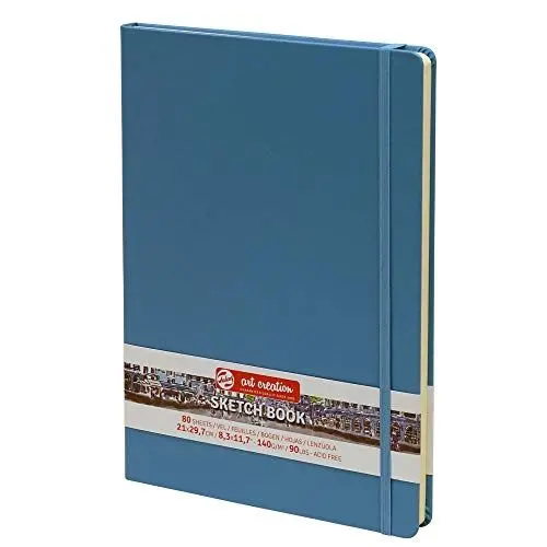 Produktbild: Talens Art Creation Skizzenbuch, 80 Blatt, 21 cm x 29,7 cm, Seeblau