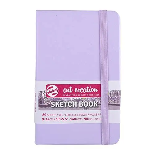 Produktbild: Talens Art Creation Skizzenbuch, 80 Blatt, 9 x 14 cm, Pastellviolett