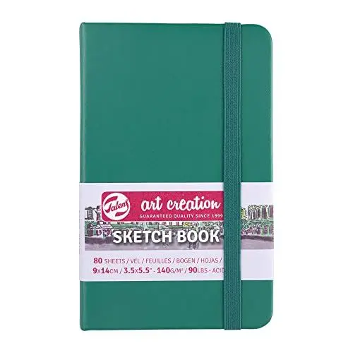 Produktbild: Talens Art Creation Skizzenbuch, 80 Blatt, 9 x 14 cm, Waldgrün