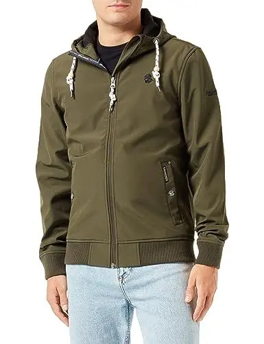 Produktbild: Taloon Men's Softshellblouson Ashdown Sweatshirt, Dunkeloliv, M