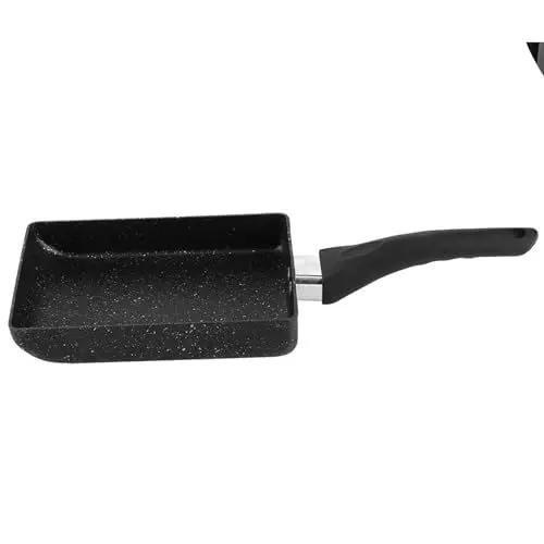 Produktbild: Tamagoyaki-Pfanne, Tamagoyaki-Eierpfanne, antihaftbeschichtete Omelettpfanne, Eierrollenpfanne, rechteckige Bratpfanne, rechteckiger Tamagoyaki-Kochtopf mit Kunststoffgriff,