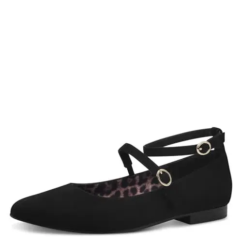 Produktbild: Tamaris Ballerina Damen Vegan Elegant schwarz,EU 38