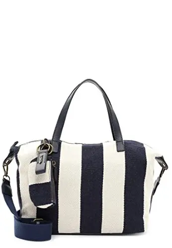Produktbild: Tamaris Bowlingbag Lou 32152 Damen Handtaschen Streifen blue 500