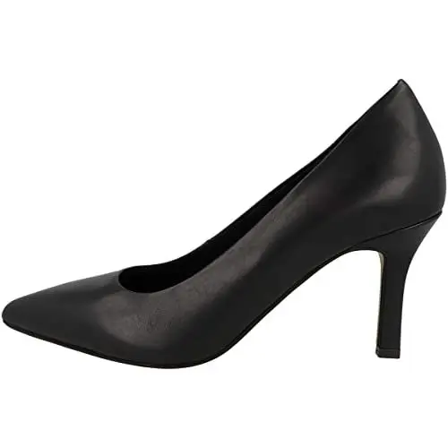 Produktbild: Tamaris Damen 1-1-22416-29 Pumps, Schwarzes Leder, 40 EU