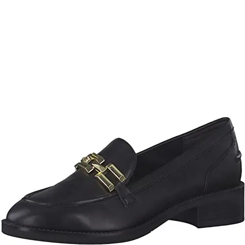 Produktbild: Tamaris Damen Slipper, Frauen Slip On,Comfort Lining,TOUCHit-Fußbett,Businessschuhe,Slip-ons,Slipper,Mokassins,Halbschuhe,Black MATT,38 EU