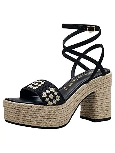 Produktbild: Tamaris Damen 1-1-28035-30 Keilsandale, Black Comb, 39 EU