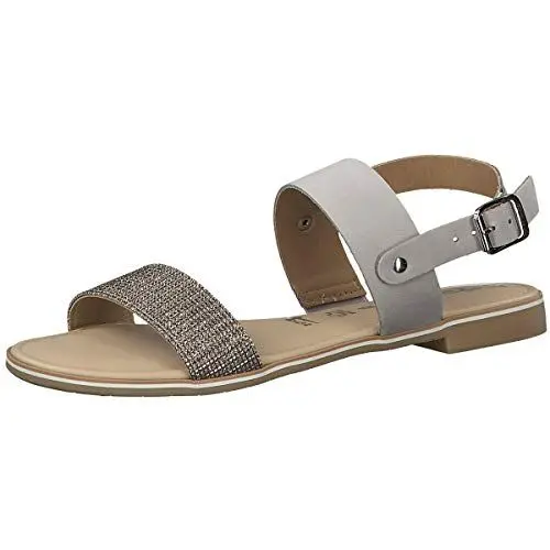 Produktbild: Tamaris Damen 1-1-28136-22 Riemchensandalen, Grau (Stone/Glam 209)