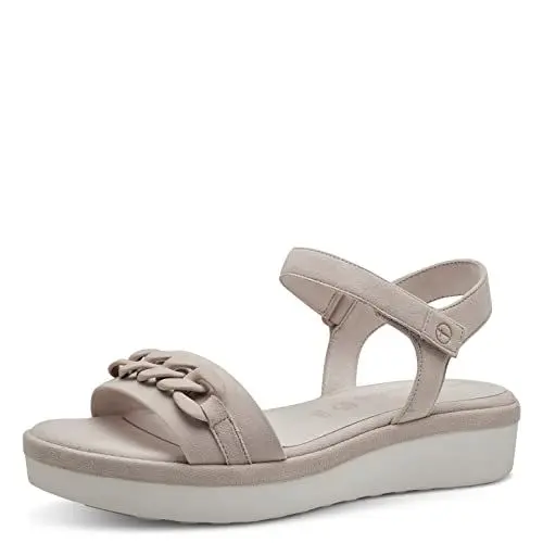Produktbild: Tamaris Damen 1-1-28267-30 Flache Sandale, Nude Suede, 38 EU