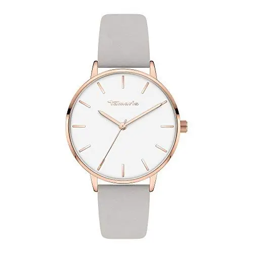 Produktbild: Tamaris Damen Analog Quarz Uhr mit Leder Armband TT-0006-LQ
