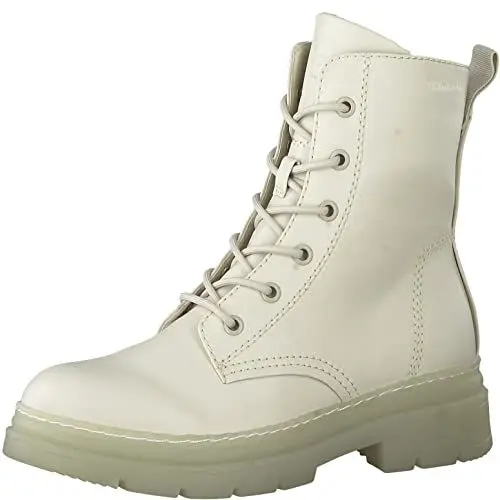 Produktbild: Tamaris Damen Ankle Boots, Frauen Stiefeletten,TOUCHit-Fußbett,uebergangsstiefel,flach,Boots,Stiefel,Bootee,Booties,halbstiefel,Ivory,38 EU
