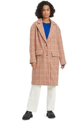 Produktbild: Tamaris Damen BANSIN Coat, Tapioca Glen Plaid Check, 38