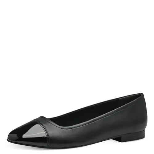 Produktbild: Tamaris Damen Ballerinas Vegan·· BLACK/schwarz·· 37