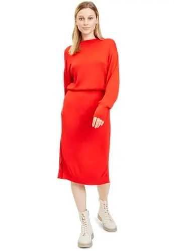 Produktbild: Tamaris Damen Barrio Knit Dress, Fiery Red, 42