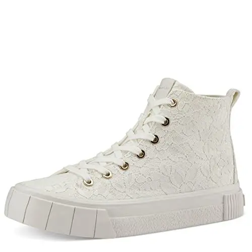 Produktbild: Tamaris Damen Bequemschuhe, Frauen Schnürschuhe,TOUCHit-Fußbett,Schnuerschuhe,straßenschuhe,Strassenschuhe,Schnuerung,Ivory MACRAMEE,38 EU