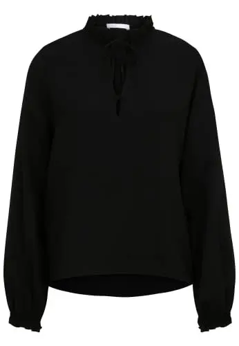Produktbild: Tamaris Damen Boho Bluse ANNISTON Schwarz 38