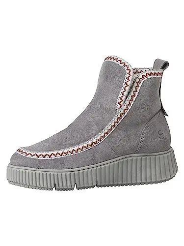 Produktbild: Tamaris Damen Boots Leder Winter gefüttert·· GREY/grau·· 38 EU