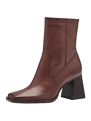 Produktbild: Tamaris Damen Boots mit Absatz Leder Blockabsatz·· COGNAC/braun·· 39 EU