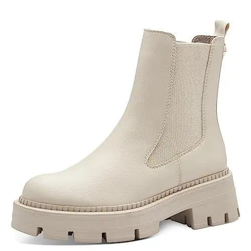Produktbild: Tamaris Damen Chelsea Vegan·· BEIGE, EU 38