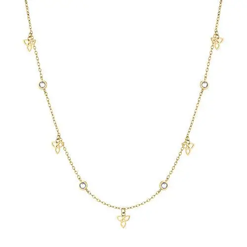 Produktbild: Tamaris Damen Halskette in Gold aus Edelstahl TJ-0002-N-45