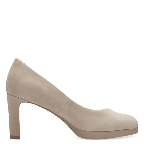 Produktbild: Tamaris Damen Keilpumps, Frauen Absatzschuhe,stöckelschuhe,Keilabsatz,Wedge-Heel,Absatzschuhe,high Heels,hochhackige Schuhe,Nude,39 EU